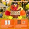 6 FT Thanksgiving Inflatables Turkey Outdoor Decorations with Colorful Big Tail & Pilgrim Hat, Built-In Leds Blow up Turkey Inflatable Yard Decoration for outside Fall Harvest Holiday Decor